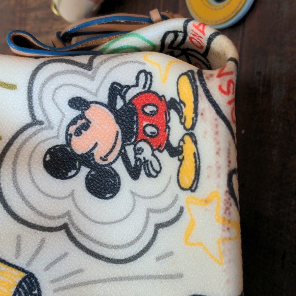 Dooney and Bourke Walt Disney World/Disneyland Mickey Mouse Sketch Tassel Tote - Picture 10 of 11